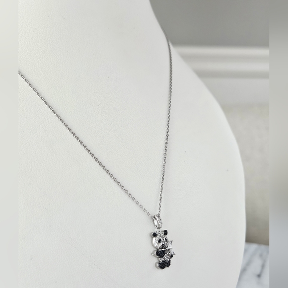 Panda Necklace with Bamboo, Charmed Aroma Panda Bear Collec… - Picture 2 of 8